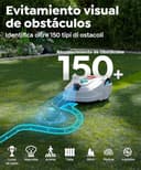 YARDCARE M800Plus Robot Cortacésped sin Cable Perimetral, 800 m², Posicionamiento GPS + Visión IA, Robot Cortacésped sin Cables, Modo de Corte en U, Detección de 150 Obstáculos, Carga Automática, App - 6