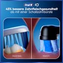 Oral-B iO Series 5 Elektrische Zahnbürste Doppelpack — Electric Toothbrush, Inkl. 2 Aufsteckbürsten und Reise-Etui — 5 Putzmodi für Zahnpflege, Zahnbürste Elektrisch, Designed by Braun, Schwarz/Weiß - 6