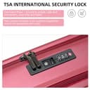 LOUIS KAISER Abierto al frente, Rojo vino, Carry-On 20-Inch, Estilo de lujo mate - 8