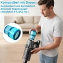 2 filtri di ricambio Gen5detect HEPA compatibili con aspirapolvere Dyson Gen5detect Absolute senza fili, lavabili pezzi di ricambio per filtro Hepa, con spazzola per la pulizia - 5