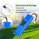 18V 5000mAh Ersatz NI-MH Akku für Husqvarna Automower Roboter-Rasenmäher 210C, 220AC, 230ACX, 260ACX, 265ACX, Solar Hybrid, G2 2004-2006, 535120901, 535120902, 540059601, 540059602, AU-18C, AU-18V - 4