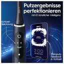 Oral-B iO Series 8 Plus Edition Doppelpack Elektrische Zahnbürste/Electric Toothbrush, PLUS 4 Aufsteckbürsten, 6 Modi für Zahnpflege, Reiseetui, Designed by Braun, black/violet - 7
