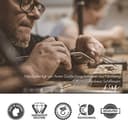 Verlobungsring Silber 925 Weißgold 585 750 PERSONALISIERT + Etui mit individueller GRAVUR Damen-Ring Heiratsantrag Solitär-Ring Zirkonia Aquamarin Turmalin Blautopas Peridot Rauchquarz - 9