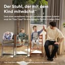 Stokke Tripp Trapp Hochstuhl, Natural - Inklusive Stuhl + Baby Set2 für Kinder von 6-36 Monaten - Verstellbar, ergonomisch & leicht zu reinigen - 2