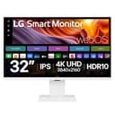 LG SMART Monitor 32U850SA-W, 4K UHD IPS 32 inch, 60Hz, 5ms GtG, HDR10, Wi-Fi, Bluetooth, Airplay, webOS smart apps with remote, Webcam, Built-in speakers, HDMI, USB-C (90W PD), White - 1