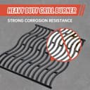 BTCDR Grill Grates Replacement for Napoleon Prestige PRO 500 Gas Grills, Cast Iron Grill Cooking Grids, 17 3/4", 2pack - 3