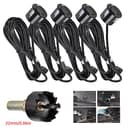 MASO Radar di retromarcia wireless per auto con kit 4 sensori, Radar di retromarcia wireless per auto DC 12V 0,3-2,0 m/11,81-78,74 pollici - 4