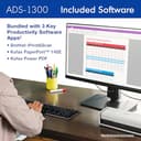 Brother ADS-1300 Compact Desktop Scanner | Scan Speeds of Up to 30ppm | Single Pass Double-Sided Scanning (Renewed Premium) - 7