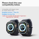 Spigen Glas.tR EZ Fit Vetro Temperato compatibile con Apple Watch Ultra 3, Apple Watch Ultra 2, 49mm, 2 Pezzi, Installazione Facile, Cristallino, Anti-graffio, Durezza 9H Pellicola prottetiva - 3