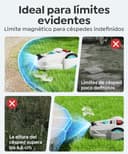 YARDCARE M800Plus Robot Cortacésped sin Cable Perimetral, 800 m², Posicionamiento GPS + Visión IA, Robot Cortacésped sin Cables, Modo de Corte en U, Detección de 150 Obstáculos, Carga Automática, App - 4