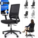 VALKENSTOL M2 Bürostuhl Ergonomisch Testsieger mit Einstellbarer Armlehne ohne Kopfstütze für maximale Bewegungsfreiheit, Rückenfreundliche Bürostühle, Schreibtischstuhl für Büro und Home Office Chair - 9