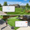 Sunseeker S4 Robot Tagliaerba Senza Filo Perimetrale, 1000 m², LiDAR 360°, Vision AI, Mappatura Automatica, Gestione Multi-Zona, Evitamento degli Ostacoli, Pendenze 42%, Controllo tramite App - 3