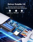 LENTION Hub USB C HDMI 4K@60Hz, PD 100W, Lector de Tarjetas SD/TF, USB 3.0 & 2.0, Adaptador USB C 7 en 1 para MacBook Pro 2026-2016, Nuevo MacBook Neo, Surface, iPhone 17 Plus Pro MAX y Más (Plata) - 6