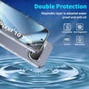 Lutree per Google Pixel 10 Pro Vetro Temperato, 3+3 Pezzi Pellicola Protettiva + Pellicola Fotocamera, Durezza 9H Vetro Protettivo, HD Anti-Graffio Senza Bolle Protezione Schermo - 3