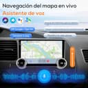 Haudio Autoradio 10.1 Pollici 2 DIN con Wireless Apple CarPlay & Android Auto, Telecamera Di retromarcia HD, Mirroring dello Schermo, Bluetooth, WiFi, Assistente Vocale, Radio AM/FM/RDS 2G+64GB - 4
