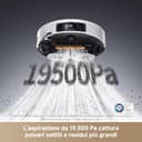 DREAME L50 Pro Ultra Robot Aspirapolvere Lavapavimenti, Auto-svuotamento e Pulizia dei Moci, Rilevamento ostacoli, Navigazione a 360°, Aspirazione da 19.500 Pa, Doppia spazzola Antigroviglio - 4