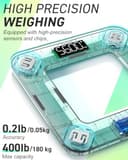 Bluetooth Body Fat Scales, INSMART Smart Digital Bathroom Weight Weighing Scales for Body Composition Analyzer with Smart APP, Body Composition Fitbit Scales for Fitness (ST/LB/KG) - 4