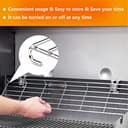 Denmay 66044 Edelstahl Warmhalterost, 65,4 cm, für Weber Genesis II E-310, E-315, E-320, E-330, E-335, S-310, S-320, S-335 (ab 2017), Gas Rills, 1 Packung - 7