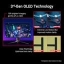 ASUS ROG Swift OLED PG32UCDP Monitor Gaming con Pannello WOLED da 32” pollici (31,5) 4K 240Hz / FHD 480Hz, Tempo di Risposta 0,03ms, G-SYNC, OLED Care, USB Type-C, VESA DisplayHDR 400 True Black, Nero - 3