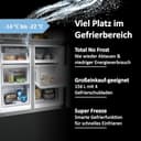 Haier Multi Door Kühl-Gefrierkombination I CUBE 83 SERIE 7 HCR7818DWPT I 4-türiger Kühlschrank mit Gefrierfach, XXL-Fassungsvermögen & 83cm Breite I 463L, Energieklasse D I Wasserspender & No Frost - 4