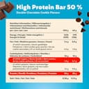 Premier Protein - High Protein Bar 50% - Double Chocolate Cookie - 16x40g - Low Sugar - Low Carb - palmölfrei - 7
