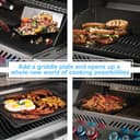 Adviace 56041 56040 Cast Iron Reversible Griddle for Napoleon Grills, 2-Sided Grill Griddle for Napoleon Prestige 500 Prestige Pro 500 Built-in Lex 485 605 730 Series Grills - 7