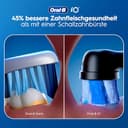 Oral-B iO Series 3 Plus Edition Elektrische Zahnbürste — Electric Toothbrush, Inkl. 3 Aufsteckbürsten, 3 Putzmodi für Zahnpflege — Designed by Braun, GUT GETESTET von STIFTUNG WARENTEST, Schwarz - 9