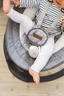 MoMi KENANI Babywippe für Kinder bis 9 kg, klappbar, mit Fernbedienung & Bluetooth zum Verbinden mit Smartphone, Batterie- oder Stromanschluss, mit 5-Punkt-Sicherheitsgurt, Sonnenschutz, Insektennetz - 12