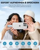 SUDEHO USB Stick 256 GB für iPhone, MFi-zertifizierter 4-in-1 Speicherstick für iPhone/iPad/Android/PC, Flash-Laufwerk mit Plug-and-Play Backup für Fotos & Videos, schnelle Übertragung, Aschblau - 4