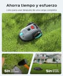 YARDCARE V100 Robot Cortacésped eléctrico con Navegación por Visión, Corte en Espiral, Detección de 150 Obstáculos, Robot Cortacésped Bateria hasta 150m², Robot Cortacesped con Cuchillas de Repuesto - 3