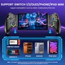 Handy Controller für Switch 2/Switch/OLED/iOS/Android, Full-Size Handheld mobiler Controller mit RGB-Beleuchtung, verbesserten Joysticks,Turbo, Daumengriffen, Handheld-Gaming-Gamepad, Keylinker-App - 2