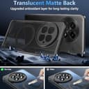 BESINPO Magnetisch Für Oneplus 13 Hülle,Militärschutz Handyhülle für Oneplus 13 mit MagSafe Matt Transluzente Robust Schutzhülle Case Cover 2025(Schwarz) - 7