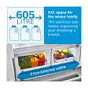 Bosch Home & Kitchen Appliances KFN96APEAG French Door Fridge Freezer with XXL Capacity, NoFrost, HomeConnect, VitaFresh XXL Pro 0C, 183 x 91 cm, Silver, Freestanding, Serie 6 - 5