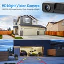 Telecamera di retromarcia senza fili solare 5" Monitor Camera Solare Kit 1080P HD Telecamera di retromarcia IR Visione Notturna IP66 Impermeabile per furgone (5'' con 1 Telecamere) - 7