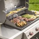 Onlyfire Cast-Iron Griddle Plancha for Weber Genesis 300 Series, Genesis E/S-310/320/330, EP-310/320/330 (2007-2016), Replacement Reversible Cooking Griddle for Weber 7528 - 5