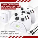 Venom Twin Charging Dock with 2 x Rechargeable Battery Packs - White (Xbox Series X & S / One) - 2