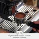 Sage - The Barista Express Impress - Macchina Caffè in Grani con Macinacaffè Integrato, Dosaggio e Pressatura Automatica (10 kg), Lancia Vapore Manuale per Latte Art - Tartufo Nero - 3