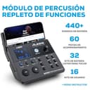 Alesis Nitro Max Kit - Batería Electrónica Compacta con Parches de Malla Silenciosos, Caja de Doble Zona de 10", Bluetooth, +440 Sonidos BFD, Drumeo, USB MIDI, Pedal de Bombo - 3