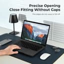 EooCoo Custodia compatibile con MacBook Pro 14 Pollici M5 M4 M3 M2 M1A3434 A3426 A3112 A3185 A3401 A2779 A2918 A2992 A2442 Pro Max 2026 2025-2023 2021, Cover Rigido in Plastica-Nero Opaco Traslucido - 5
