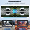 Digital Inalámbrica Cámara de Marcha Atrás Kit de Coche con 2 1080P Camara Trasera, 9 Pulgadas IPS Monitor, IP68 Impermeable, BSD, Visión Nocturna,Bucle de Vídeo, Imagen Flip - 5