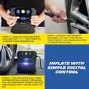 MICHELIN 009519 Compressore Digitale Programmabile 12V, 6,9 Bar - 5