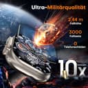 TAURI 3 in 1 Panzerglas für Apple Watch Ultra 3/2/1 49mm, 2 Stück 9H Displayschutz mit 1 Stück Auto-Ausrichtungskit, HD Anti-Kratzen Gehärtetes Glas Displayschutzfolie für iWatch 49mm - 3