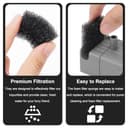 20 Pezzi Filtri di Ricambio per Fontanelle per Animali Domestici, Filtro Acqua per Gatti Filtri in Schiuma Sostituiti per PETKIT Eversweet 3 Pro/PETKIT Eversweet Solo 2/PETKIT EversweetSolo SE - 6