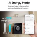 Samsung WW10FG5U34ABEG Waschmaschine, 10 kg, EEK: A, AI Energy Mode, AI Ecobubble, SuperSpeed 39 Min., Mikroplastikprogramm, WiFi, Schwarz - 6