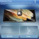 ESTH® Custodia per Realme GT 6T/Realme GT Neo6/GT Neo6 SE con 2 Pezzi Pellicola Protettiva, 360° Rotante Staffa [Compatibile con Supporto Magnetico per Auto], Cover Paraurti PC+TPU, Nero - 9