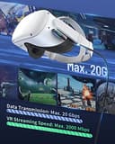 ZYBER Link Cable 5M/16 FT for Quest 3S/3 for quest 2 VR Headset Link Cable for Meta Quest Pro 2/1 Gaming PC, High-Speed USB 3.0 to USB C Cable for PC VR and Steam VR (Black) - 5