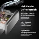 Haier French Door Kühl-Gefrierkombination 70 cm Breite I 477 L French Door Kühlschrank mit Wasserspender, LED I Doppeltür Kühlschrank mit Gefrierfach, No Frost I FD 70 SERIE 7 HFR7720DWMP - 4