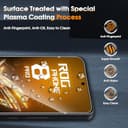 Locofun Schutzfolie für ASUS ROG Phone 8 /ROG Phone 8 Pro für Panzerglas, 9H Härte Panzer Schutz Glas Folie und Kameraschutz Folie [2+2 Stück], Anti-Kratzer Displayschutzfolie Schutzglas - 3