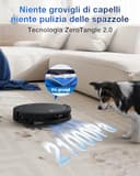 ECOVACS DEEBOT T50 PRO OMNI Gen2 Robot Aspirapolvere Lavapavimenti, (Migliorato da T30 PRO), 21000 Pa, Spazzola Laterale Estensibile e Lavapavimenti, Aggiunta Automatica Soluzione Detergente, Nero - 5