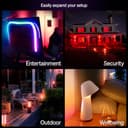Philips Hue Essential Smart LED GU10 Spotlight Bulb, White and Color Ambiance, 4.7W, 2200K-6500K, 345 Lumens, Dimmable, Works with Alexa, Google Assistant, and Apple Home, 4 Pack - 8